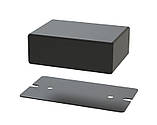 Корпус металевий MiBox з кріпленням на стіну МВ-60 (Ш70 Г50 В25) чорний, фото 4
