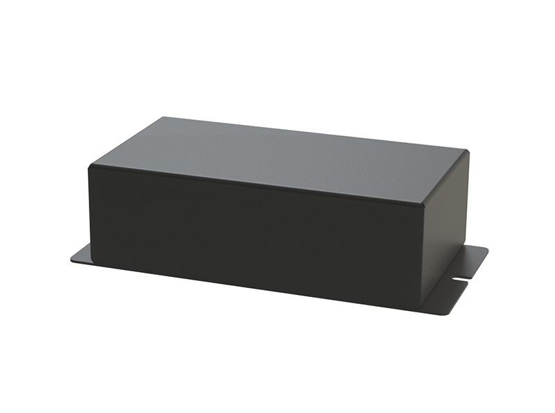 Корпус металевий MiBox з кріпленням на стіну МВ-64 (Ш130 Г70 В40) чорний, фото 1