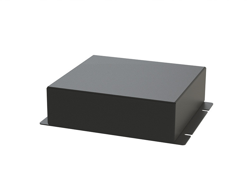 Корпус металевий MiBox з кріпленням на стіну МВ-65 (Ш130 Г120 В40) чорний, фото 1