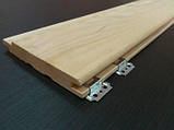 Кляймер 4 мм для дерев'яної вагонки (100 шт/уп. на 2,5-4,0 кв. м.), фото 2