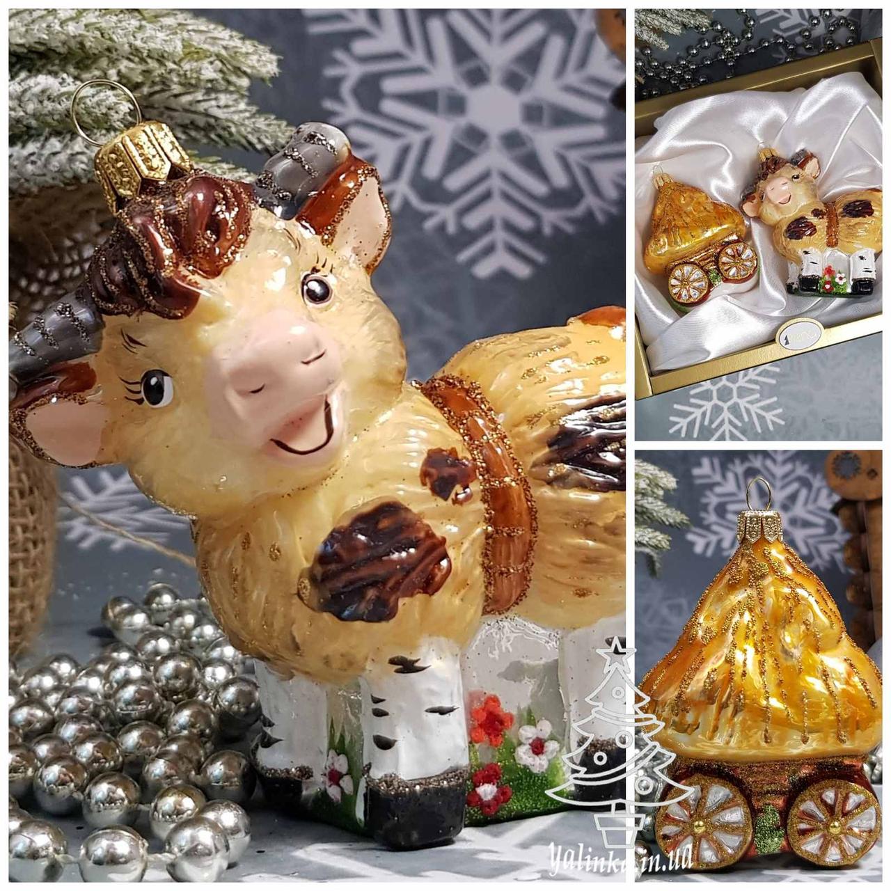 Бич солом'яний + телега (2 шт.) набір іграшок Irena