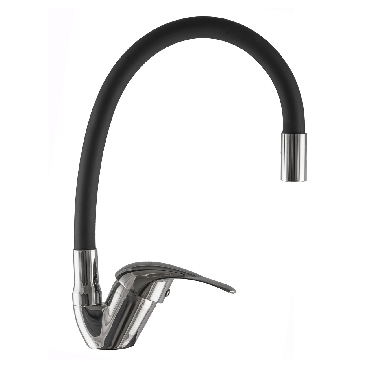 Змішувач для кухні EcoMix E-GEZ-203SLR-BLACK, фото 1