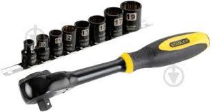 НАБОР ГОЛОВОК ТОРЦЕВЫХ STANLEY "ROTATOR" 3/8" 9 ПРЕДМЕТОВ