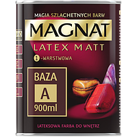 Краска латексная матовая Magnat Latex Matt База А БЕЛЫЙ 900 мл