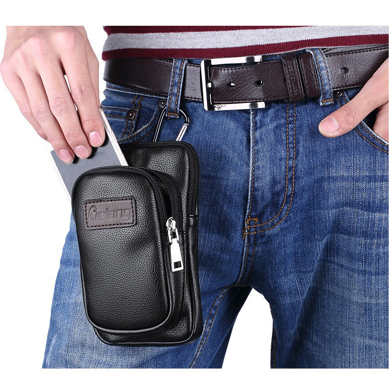 Рюкзак городской мужской LIELANG с USB портом. Мужской рюкзак для ноутбука Черный + СУМКА - фото 9 - id-p1306593090