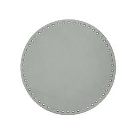 Дно сумки кругле (20 см), колір Світло-сірий