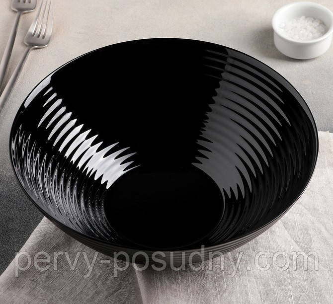 Салатник великий Harena Black 27 см P8806