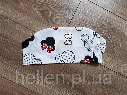 Принтована медична шапочка "Міккі", фото 2