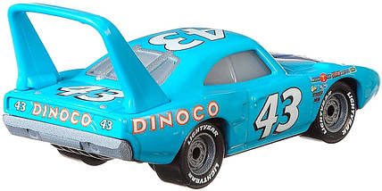 Машинка герой м/ф Тачки 2 Disney Cars Mattel Кінг Strip Weathers Dіnoco 43 номер, фото 2