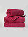 Махровий рушник для рук малиновий, 40*70 см, Туркменістан, 430 гр\м2, фото 5