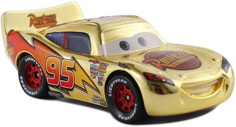 Тачки 2: Золотой Молния Маквин (Cars 2: CHASE Gold Lightning McQueen), фото 2