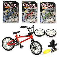 Фингербайк фингер пальчиковый велосипед для рук, сменные колеса BMX. Блистер