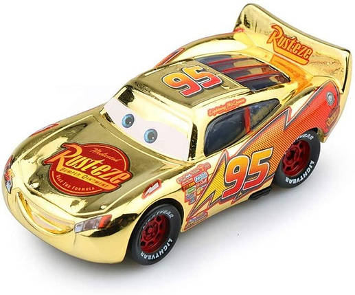 Тачки 2: Золотой Молния Маквин (Cars 2: CHASE Gold Lightning McQueen), фото 2