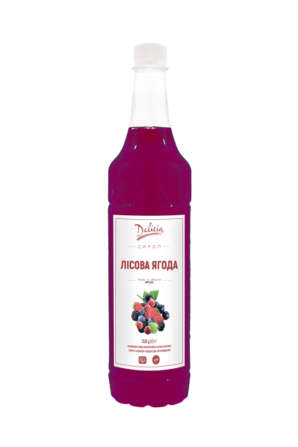 Сироп Лісова ягода TM Delicia 1л