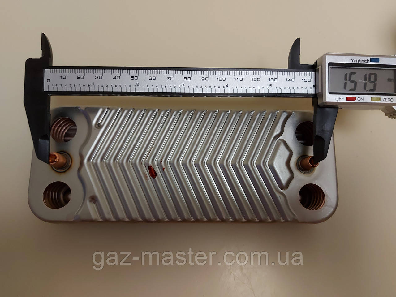 Теплообмінник вторинний Immergas Eolo mini 152 мм, 12 пластин