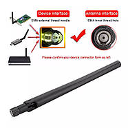 2шт WiFi антена 5dBi 2.4 GHz 5GHz Dual Band RP SMA 802.11 a/b/g/n/ac - для маршрутизаторів, модемів і т. п., фото 3