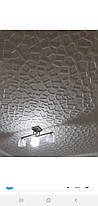 3D панель стельова 700х700х5 мм самоклеюча панель на стелю наклейка ПВХ Самоклейка 3Д Павутина, фото 3