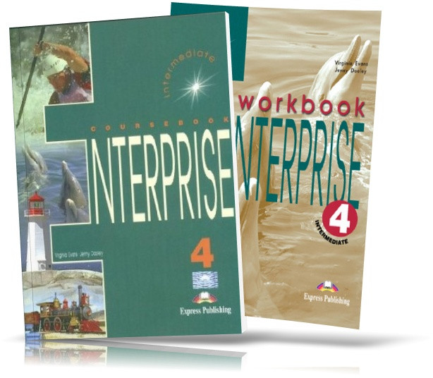 Enterprise 4 Intermediate, Coursebook + Workbook for Learning English ...
