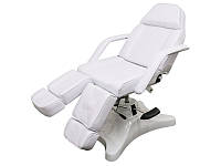 Крісло для педикюру Кушетка з окремими ніжками педикюрна гідравлічної регулюванням висоти 234-1 Білий