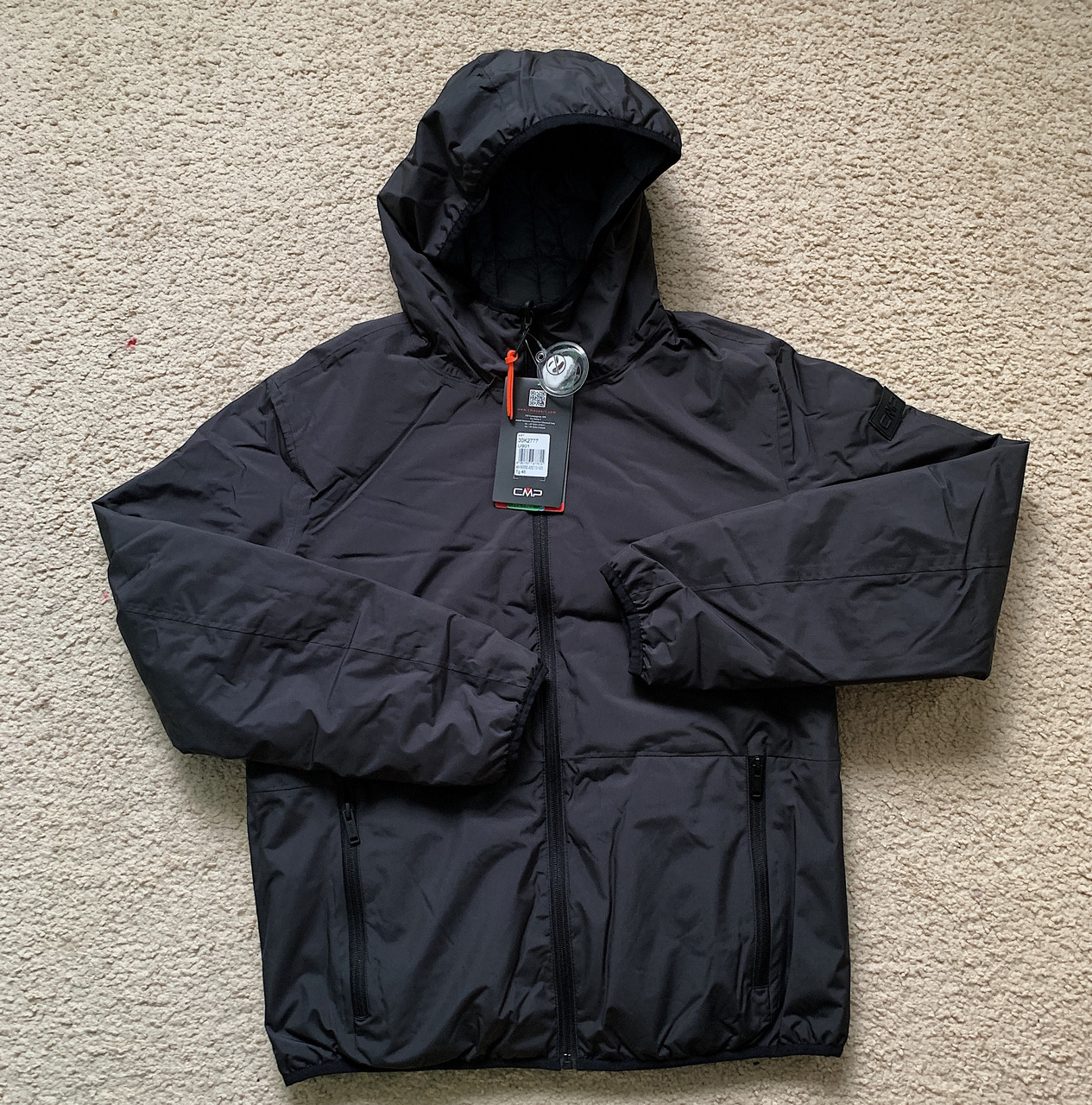 Чоловіча водонепроникна куртка Cmp Man Reverse Jacket Fix Hood 30K2777-U901 двостороння Оригінал