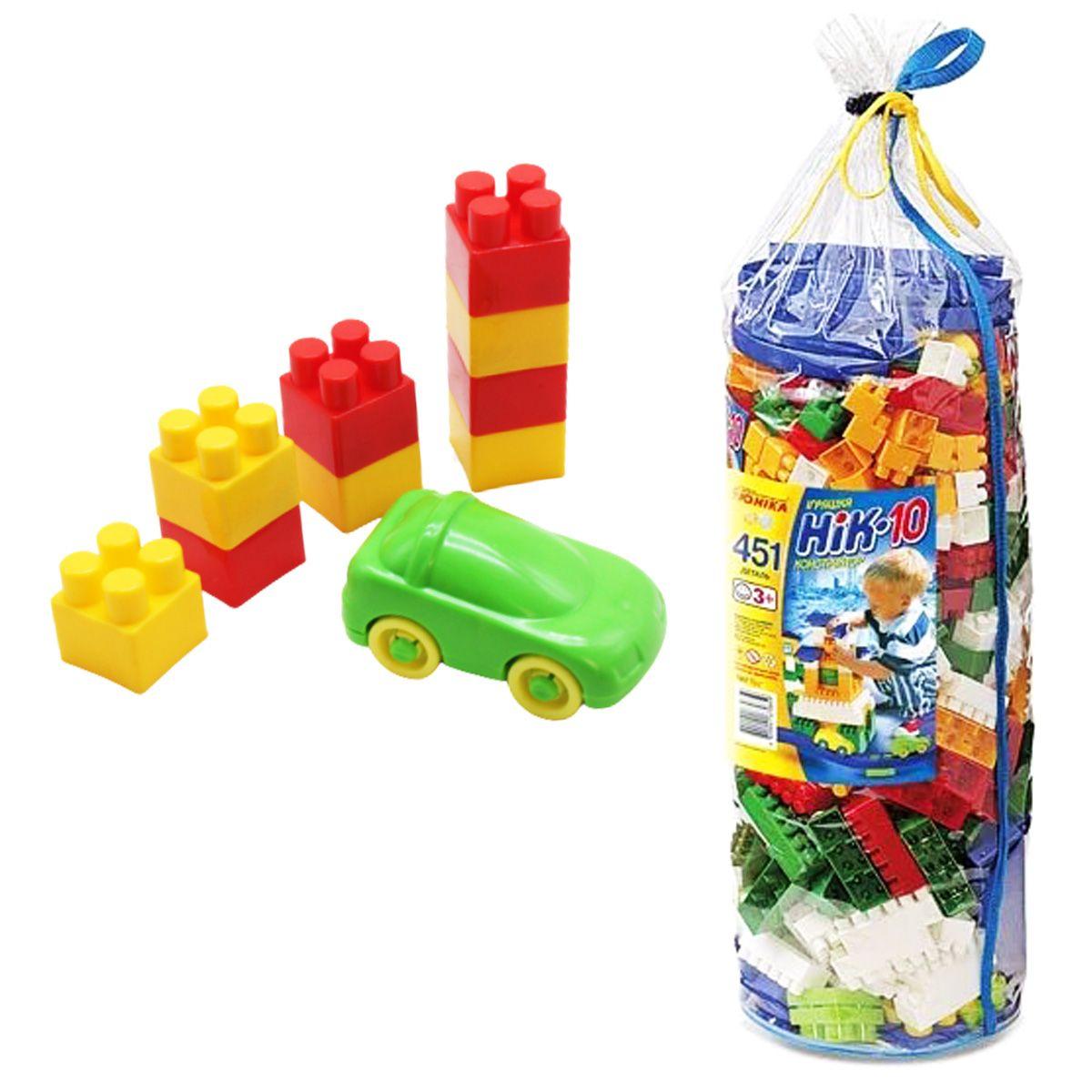 Конструктор "НІК-10", 451 деталь Юніка (0859), фото 1