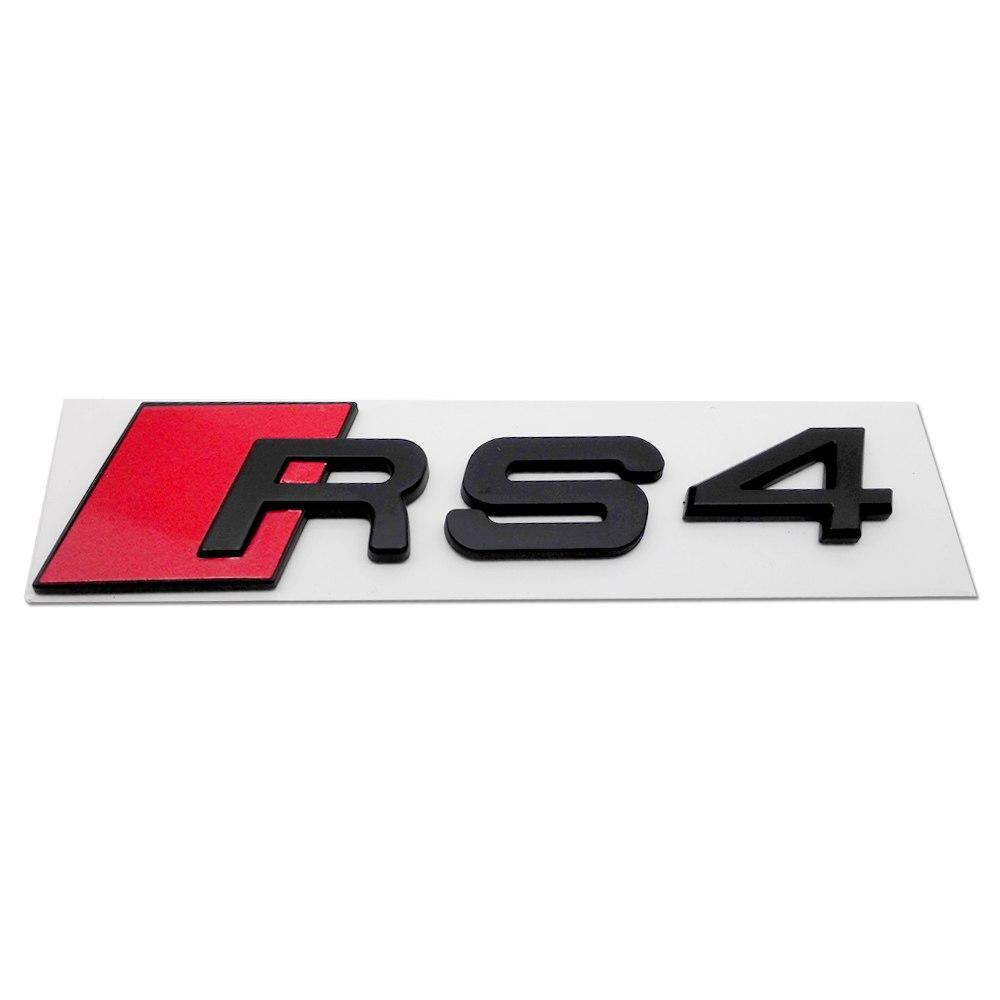 Эмблема шильдик Наклейка Audi RS4 - фото 1 - id-p1306796265