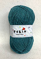 Пряжа Peria Sidney Wool 100гр - 200м (014 Бірюзовий), Туреччина