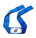 Синя Пов'язка Наруто з символікою Селища Схованого в Листі, косплей, cosplay Naruto, фото 4