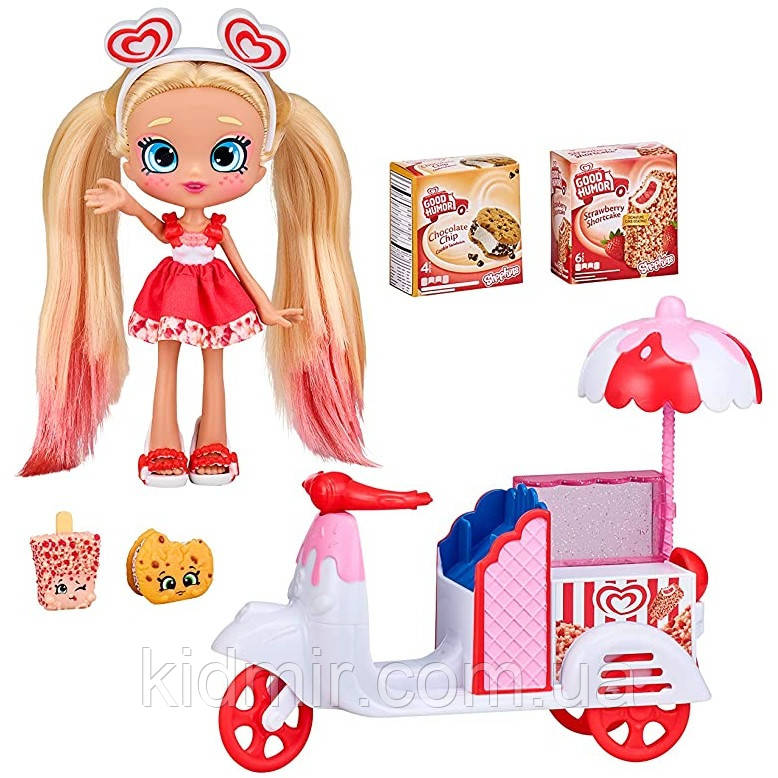 Набір Шопкинс Стейсі Кейкс на скутері Shopkins Real Littles Stacey Cakes 57756, фото 1