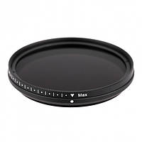 ОЧЕНКА! Нейтрально-сірий фільтр змінної щільності ND2-ND400, 49 мм (Предоплата)