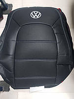 Авточехлы Volkswagen Passat B6 Variant 2005 2010 Recaro (Экокожа) Чехлы в салон Черные