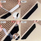 Липучки-фіксатори для килимів прямі 8 шт./наб., фото 5