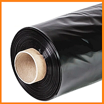 Плівка 250 мкм чорна 3*50 м для мульчування та будівництва, фото 2