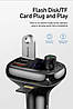 АЗП з FM-трансмітером Baseus T-typed S-13 Bluetooth MP3 car charger, Black (CCTM-B01), фото 8