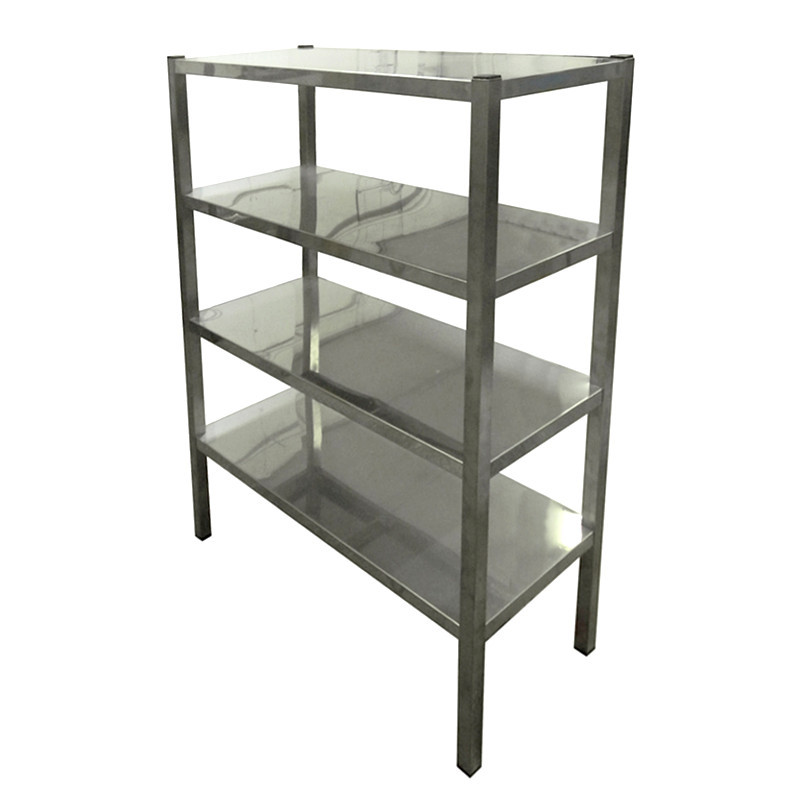 Стелаж виробничий 1000х400х(h)1800 мм нержавійка, фото 1