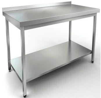 Стіл виробничий 1200x600x850 мм нержавійка, фото 1