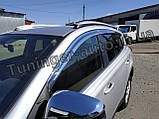 Дефлектори вікон (вітровики) хромовані Toyota RAV4 2012-2018 (Autoclover D690), фото 2