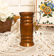Старый медный кувшинчик, медная ваза, медный декор, Германия, 13 см