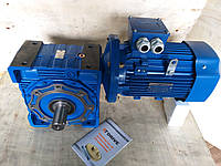 Червячный мотор-редуктор NMRV090 1:15 с 3кВт 220/380в