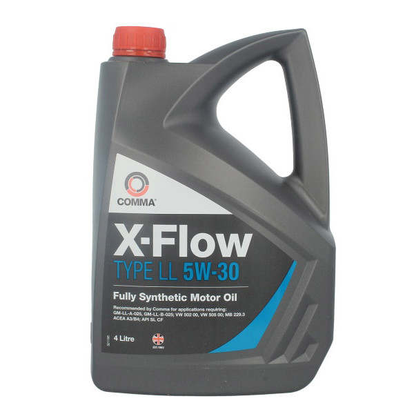 Comma X-FLOW TYPE LL 5W-30 4л (XFLL4L) Синтетична моторна олива