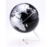 Глобус обертається на прозорій підставці чорний ET