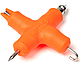 Універсальний інструмент для монтажу Fox Edges Micro Multi Tool Orange, фото 2