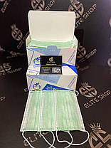 Маски в зеленому кольорі. Краща якість на ринку! Безнал, фото 3