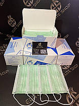 Маски в зеленому кольорі. Краща якість на ринку! Безнал, фото 2