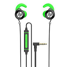 Навушники гарнітура вакуумні HP DHE-7004 Green