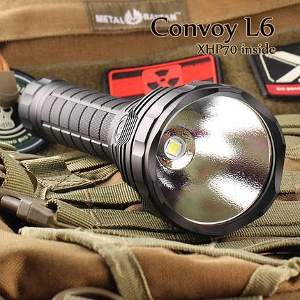Ліхтар тактичний Convoy L6 XHP 70.2 4000K 3800Lm, фото 3