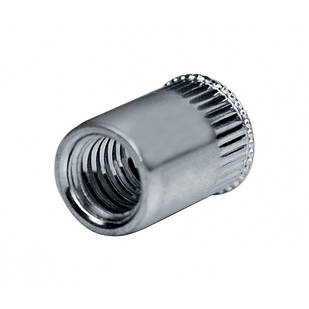 Клепана гайка з малим потайним буртиком GOEBEL M8 / 3.0 - 5.5 мм оцинкована сталь