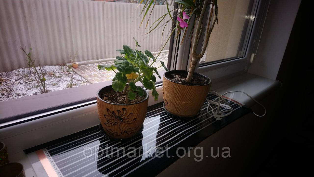 Електричний інфрачервоний килимок 80х75 (нагрівач для курчат, підігрів для розсади, сушарка) 120 Вт, фото 1