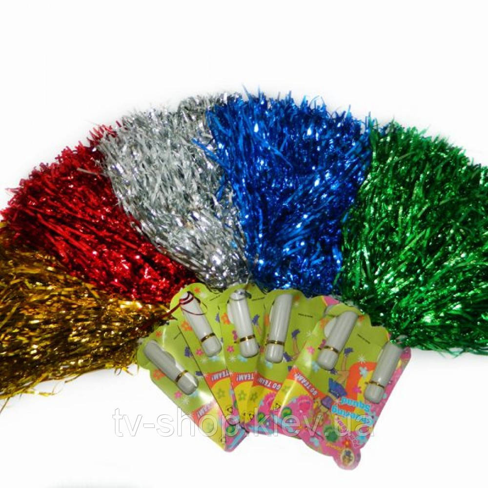 Помпони для чарлідингу POM POMS, 2 шт (5 кольорів)
