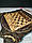 Шахи, нарди оформлені унікальним різьбленням з ручкою, 60*35*8см, арт.191305, фото 9